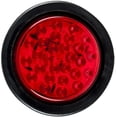thumbnail image 2 of 4" Round LED Trailer Tail 24 LED Stop Turn Signal Marker Lights 4x Red +2x White, 2 of 6