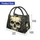 thumbnail image 2 of Fotbe Gothic Winged Skull Bolsa Térmica Portátil con Estampado, Bolsa de Entrega de Alimentos Aislada, Bolsa Reutilizable de Gran Capacidad para Comidas y Supermercado, 2 of 6
