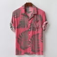 thumbnail image 1 of Prix Réduit! Aqestyerly Chemise Décontractée Hawaïenne à Manches Courtes Colorée pour Hommes, 1 of 6