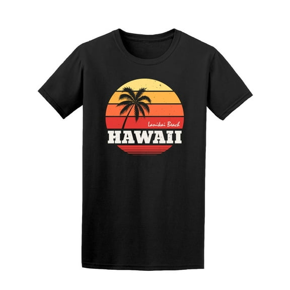 Hawaii Lanikai Beach T-Shirt Men -Image by Shutterstock, Male Medium