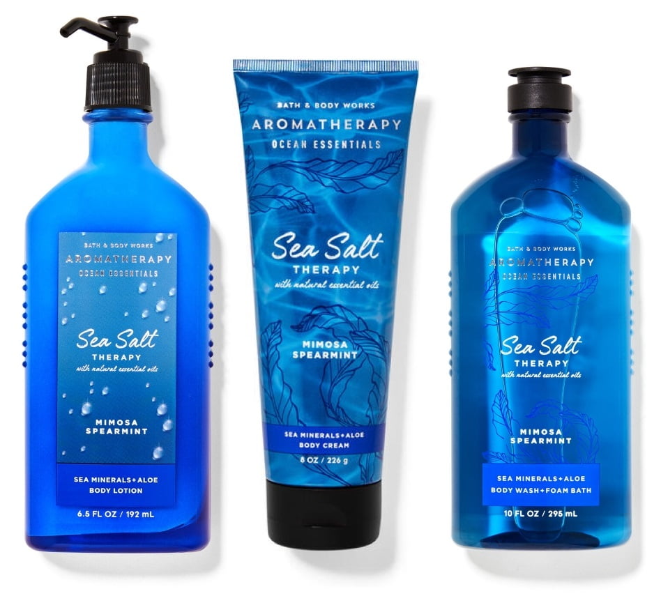 wallpapers Bath And Body Works Bath Salts bath and body works aromatherapy sea salt therapy mimosa spearmint trio lotion body wash body scrub full size walmart com