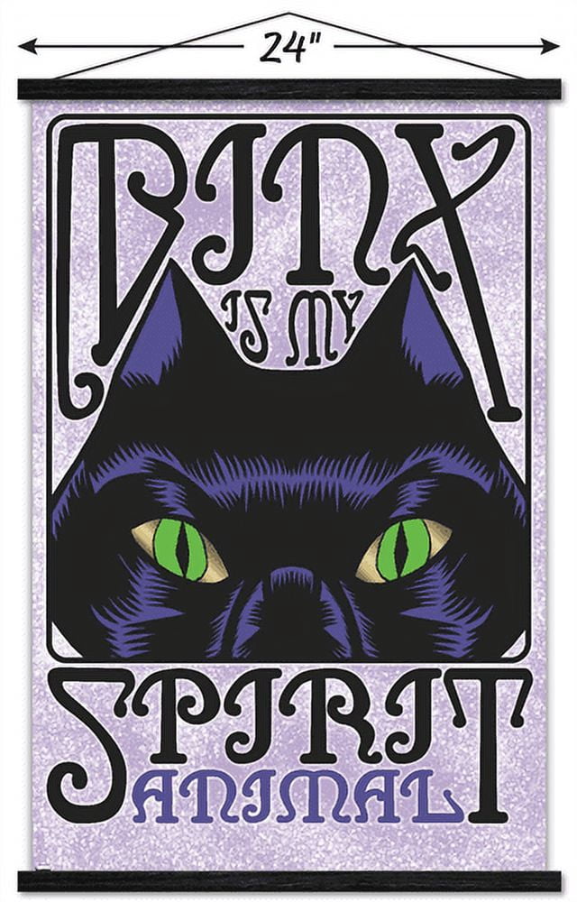 Disney Hocus Pocus - Binx Wall Poster with Magnetic Frame, 22.375" x 34"