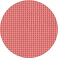 thumbnail image 1 of Ahgly Company Tapis Rond Lavable en Machine Intérieur Transitionnel Rose Corail Clair, 7 Pieds Rond, 1 of 7