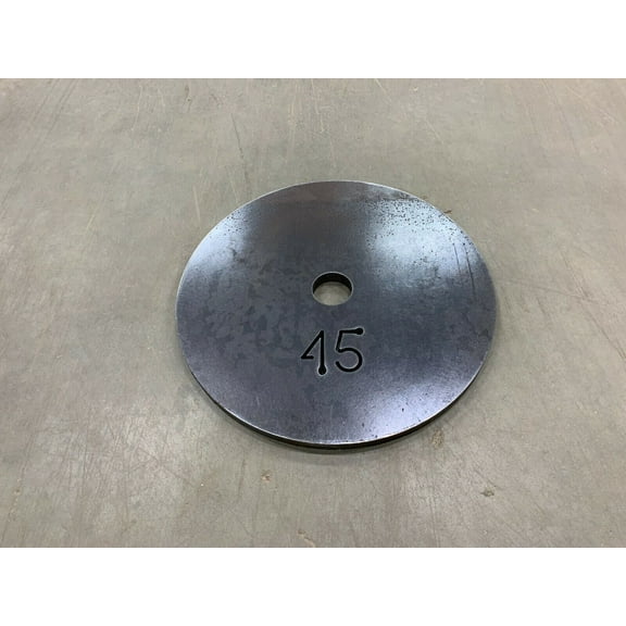 45 Lb Olympic Weight Plates Set of 2 with 2" Center Hole