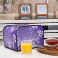 thumbnail image 6 of Haiem Snowflakes Print Toaster Covers 4 Slice Wide Slot,Bread Dust Cover & Fingerprint Protection,Bread Machine Cover,Appliance Covers, 6 of 7