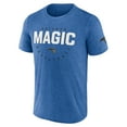 thumbnail image 2 of Men's Logo Athletic Heather Blue Orlando Magic Block Practice Performance T-Shirt, 2 of 3