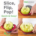 thumbnail image 4 of Cortador y descorazonador de manzanas Progressive de 16 rebanadas con cubierta, 4 of 7