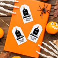 thumbnail image 3 of Koyal Wholesale 100-Pk RIP Tombstone Halloween Gift Tags With String, Favor Bag Tags Halloween Decorations 2 x 3.75 inch, 3 of 5