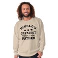 thumbnail image 4 of Worlds Greatest Farter Father Funny Men's Crewneck Sweatshirt Brisco Brands 2X, 4 of 5