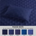 thumbnail image 5 of Mainstays Plaid Pillow Sham, Standard, Blue & White, 1 Pack, 5 of 7