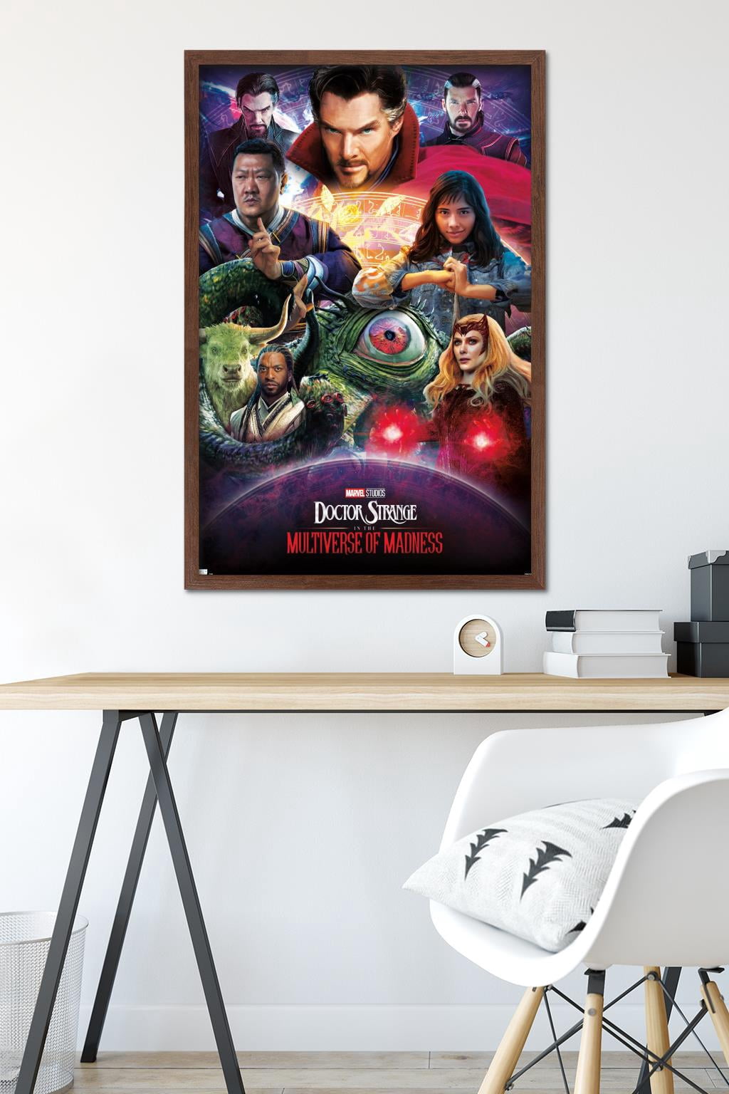 Marvel Doctor Strange in the Multiverse of Madness - Amazing Wall Poster, 22.375" x 34" Framed