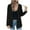 Black, variant on Women's Solid Color Loose Zipper Long Sleeved Hooded Top Casual Cardigan Jacket for Comfortable Fall Wear and Outdoor Activities,Gray,S