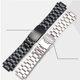 thumbnail image 5 of Correa de reloj de acero refinado para Casio Black Knight MWA-100H MWD-100H, correa de reloj de acero inoxidable modificada para hombre, pulsera, 5 of 5