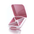 thumbnail image 2 of Monstrate Pastillero Caja Sellado Almacenamiento diario Organizador Bolsillo Titular Lavable Protección Contenedor Dispensador Rojo 4 Rejillas Type3 NO3 Monstrate HA062900-02, 2 of 6