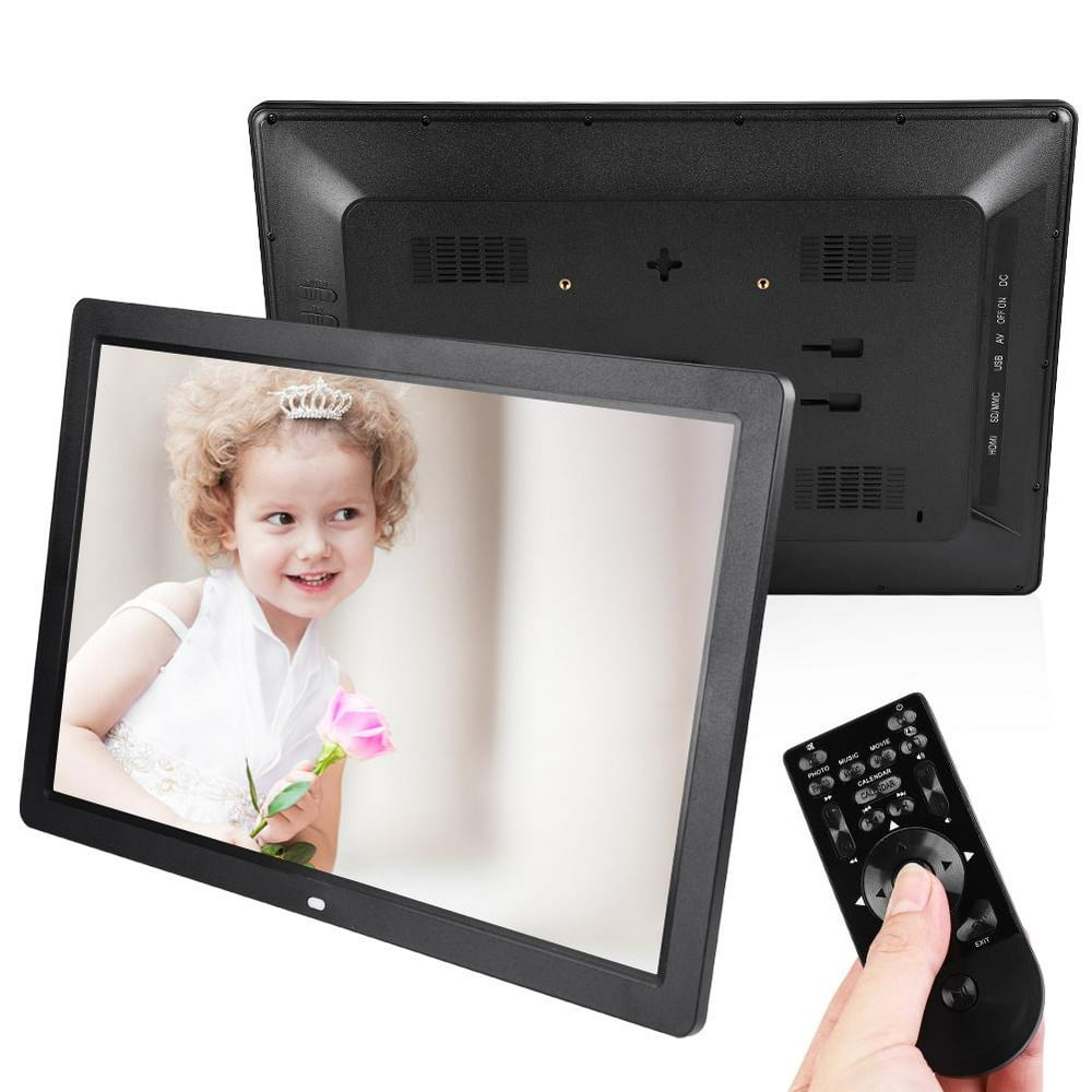OTVIAP Digital Photo Frame, Photo Alarm Clock,17Inch 1440*900HD Digital