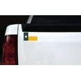 thumbnail image 2 of 5in x 3in Green and Gold Texas Flag Sticker, 2 of 3