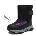 thumbnail image 6 of Otqutp Kids Chunky Snow Boots Water-proof Fleece Lined Warm Anti-Slip Winter Insulated Outdoor Hiking Shoes for Boys Girls, 6 of 8