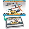 Hot Wheels Cars 2 Edible Cake Image Topper Personalized Picture 1/4 Sheet (8"x10.5")