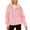 Pink womens coat, variant on Usmixi 2023 Sherpa Coat for Women Womens Plush Sweatshirt Coat Casual Solid Loose Drawstring Hooded Jacket Full Zipper Cozy Fuzzy Fleece Outerwear with Pocket Winter Sherpa Coat