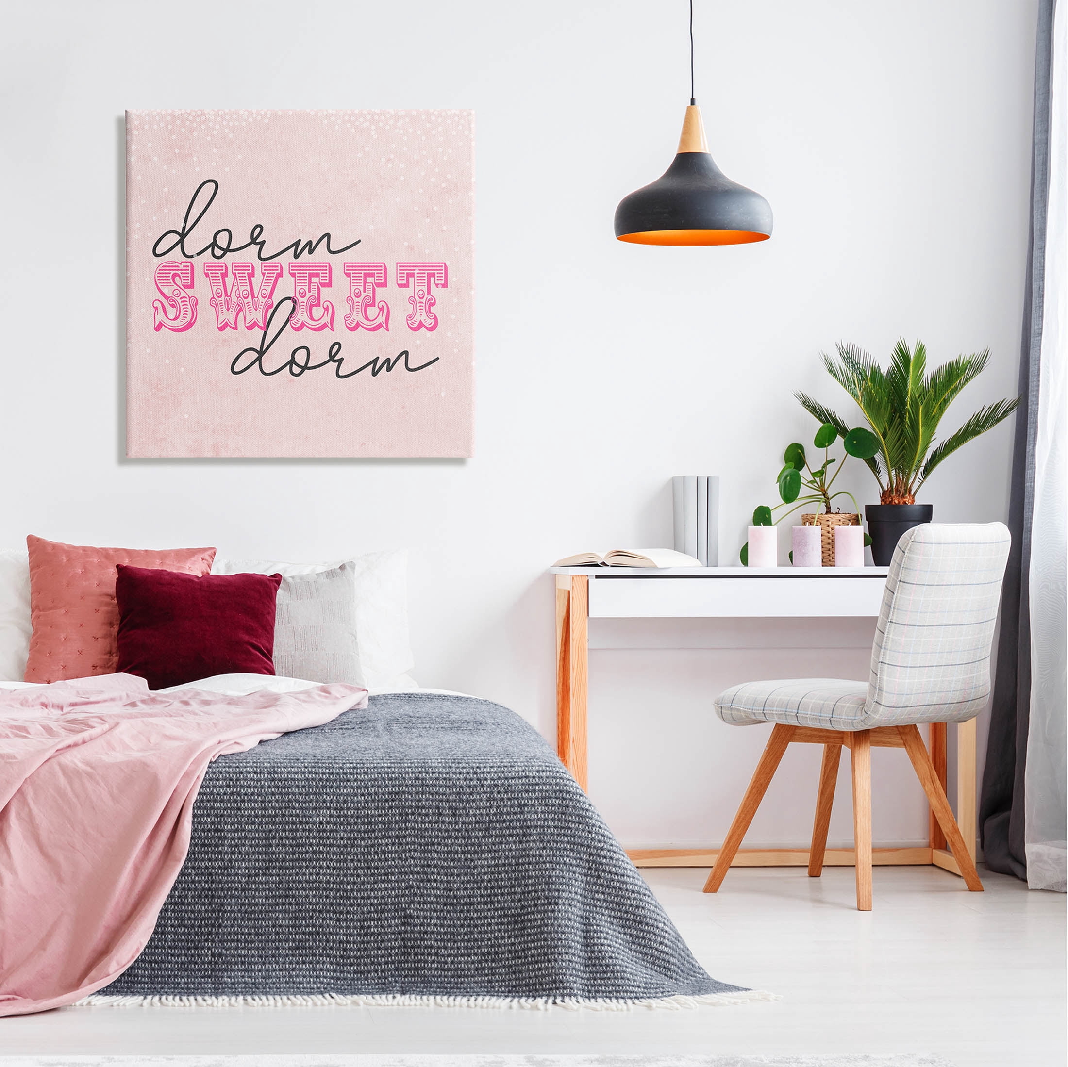 Stupell Industries Sweet Dorm Detailed Typography Graphic Art Gallery Wrapped Canvas Print Wall Art, Design by Sundance Group