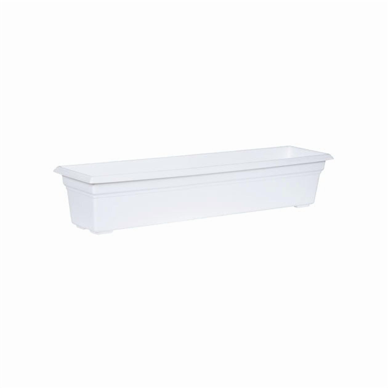 Novelty Black Polypropylene Flower Box Planter/Liner - 18" Length