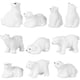 thumbnail image 1 of 10 Uds. Figuras de animales árticos de osos polares, decoraciones de osos polares, juguetes de osos polares, figuras de animales de invierno, 1 of 5