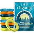 thumbnail image 1 of Pulseras repelentes de mosquitos Cliganic, paquete de 50 unidades, sin DEET, 1 of 7