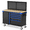 Black, variant on WORKPRO 52" x 20" 1000 lbs Capacity Rolling Tool Chest with Rubberwood Countertop and Locking System, Heavy Duty Tool Storage Cabinet for Garage, Warehouse and Workshop, 5-Drawer & 1-Door, Black