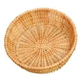 thumbnail image 3 of SENSETH Bread Storage Basket Wicker Woven Storage Holder Snacks Serving Round Basket for Home Kitchen, 3 of 7