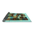 thumbnail image 2 of Ahgly Company Indoor Rectangle Abstract Light Blue Contemporary Area Rugs, 8' x 10', 2 of 4