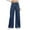 Dark blue, variant on Elastic Waist Jeans for Women, Audhol Women's Wide Leg Jeans High Wasited Elastic Waist Baggy Denim Pants Pull on Jeans for Women Light Blue M
