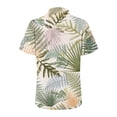 thumbnail image 5 of Hawaiian Shirts For Men And Women Short Sleeve Tropical Print T-Shirts Summer Button Down Collar Tops Loose Fit Beach Graphic Tee Casual Trendy Blouses 2024 Green XXL, 5 of 5
