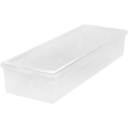 IRIS 30 Inch Wrapping Paper Storage Box Clear | Onsales11.com