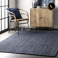 thumbnail image 5 of Jaipur Art And Craft Jute Indoor Carpet Rectangle Hand Braided Reversible Area Rug (4x6 Sq ft), 5 of 6