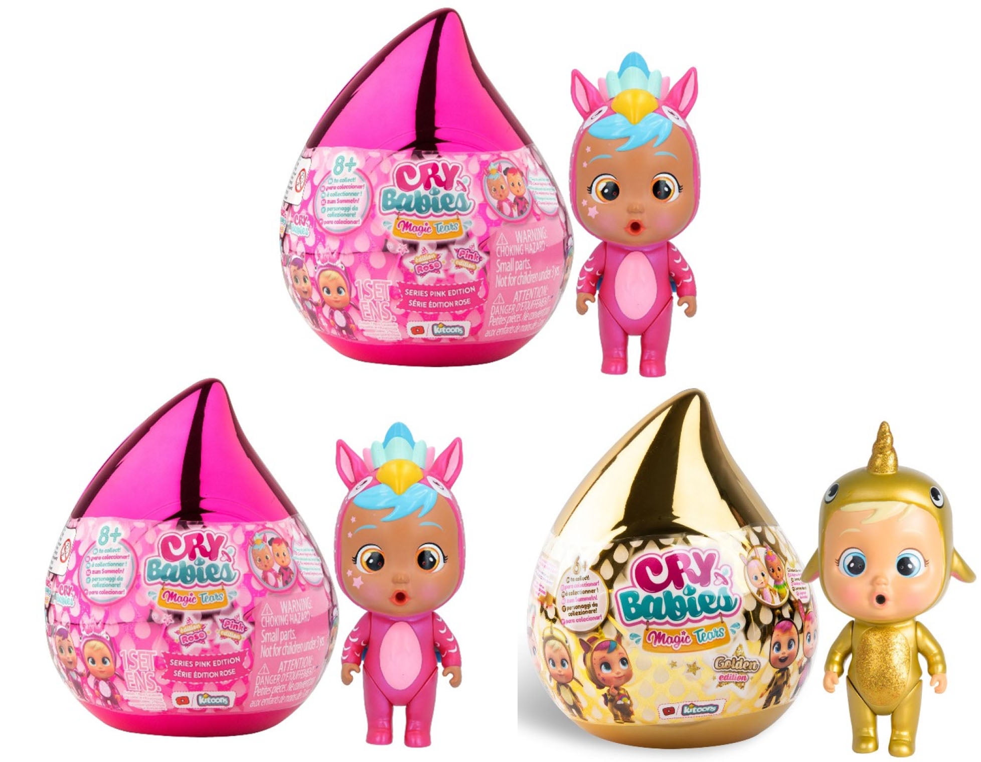 Details about   Cry Babies Magic Tears Fantasy Pets Pack 2 