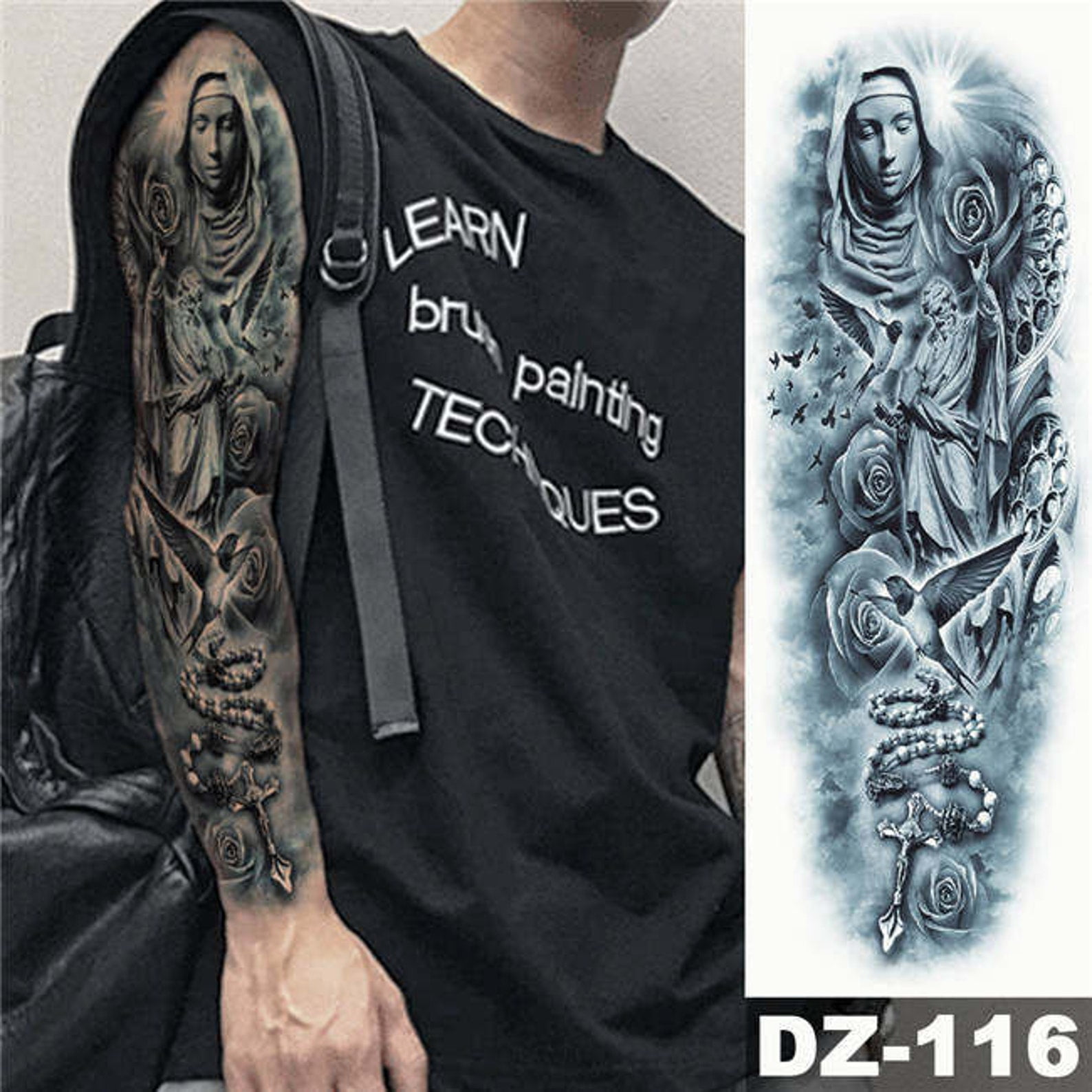 The Art Of TAG Devilish — Our lady of sorrows, a Mother Mary tattoo design  I...
