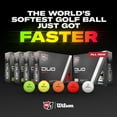 thumbnail image 5 of Wilson Staff Duo Soft Golf Balls, Orange, 1.4 lb, 12 Pieces, 5 of 6