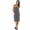 Grey, variant on KALAKALA Boca Terry Womens Spa Wrap - 100% Cotton Spa, Shower, Bath and Gym Towel w Snaps, Towel Wrap for Women, White, Medium/Large