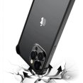 thumbnail image 5 of Compatible with iPhone 14 Pro Max Bumper Case Aluminum Metal Frame Edge Silicone Protective Ultra Thin Slim Lightweight Luxury Protection Shockproof Cover for Women Girls Man-Black, 5 of 10