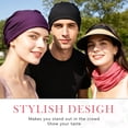 thumbnail image 5 of PHOGARY 5pcs/set Women's Slouchy Beanie Chemo Hat Stretch Cancer Head Wraps Sleep Head Scarf for Cancer Patient, 5 of 7
