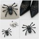thumbnail image 3 of 1pc Rhinestone Spider Shoes Clip Hebilla Mujer Muchacha Decorativa Tacón alto Accesorios, 3 of 5