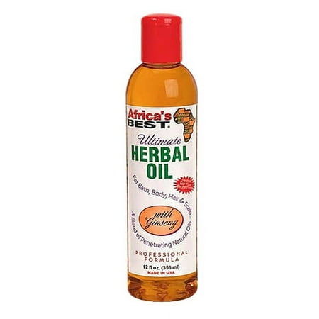 Africas Best Ultimate Herbal Oil with Ginseng Multi Purpose, 12 Oz, 2 Pack