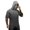 Light Gray, variant on Men's Gradient Quick Dry T-Shirt Hooded Short Sleeve Sun Protection Top Performance Lightweight Fishing Athletic Workout Shirt