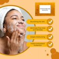 thumbnail image 2 of 100g de jabón artesanal de cúrcuma, jabón de limón y ácido kojic, para ducha y rostro, potente hidratación y limpieza de la piel, 2 of 6