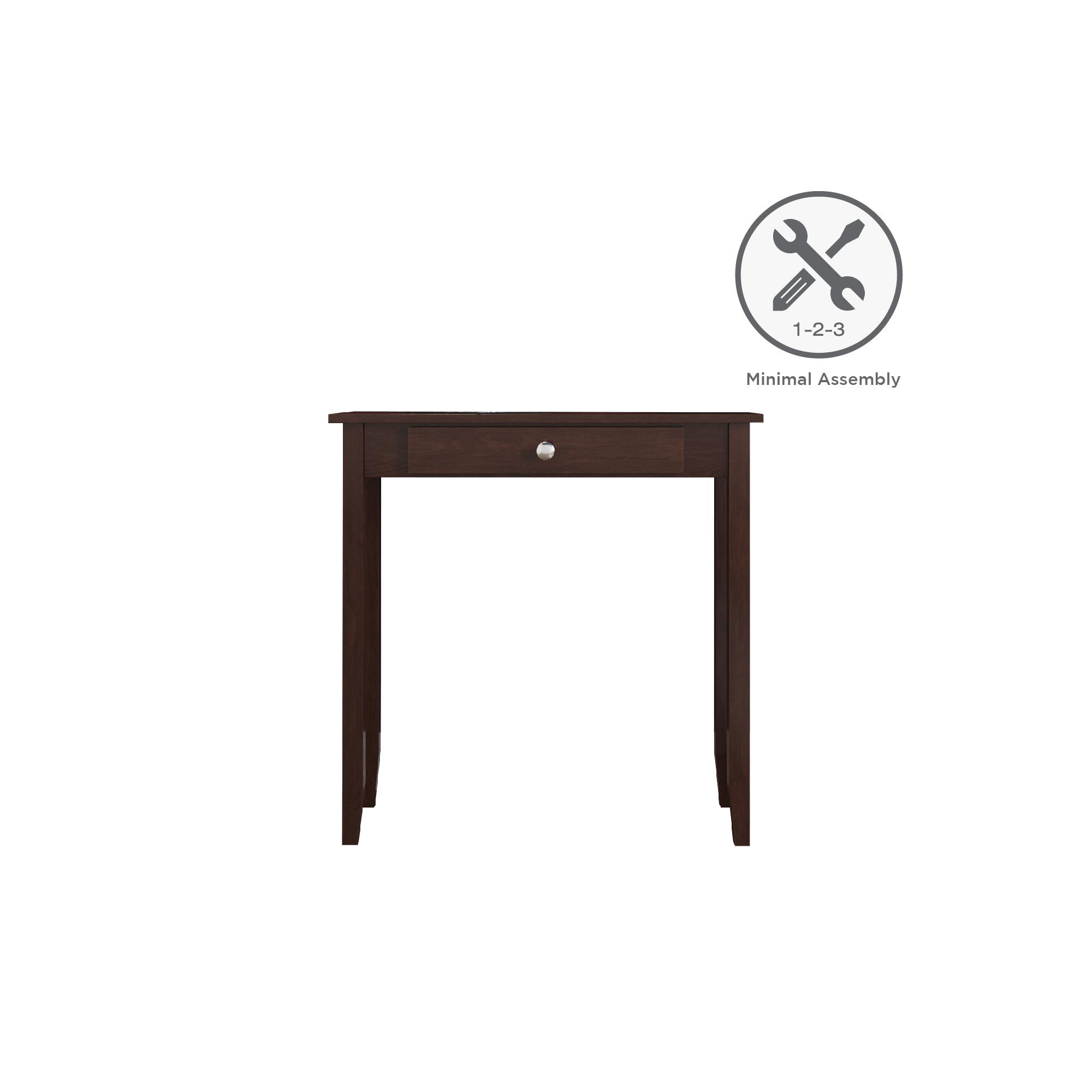 DHP Rosewood Console Table, Medium Coffee - image 2 of 8