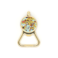 thumbnail image 1 of Hong Kong Map Sightseeing China Beer Bottle Cap Opener Stainless Steel Key Chain, 1 of 3
