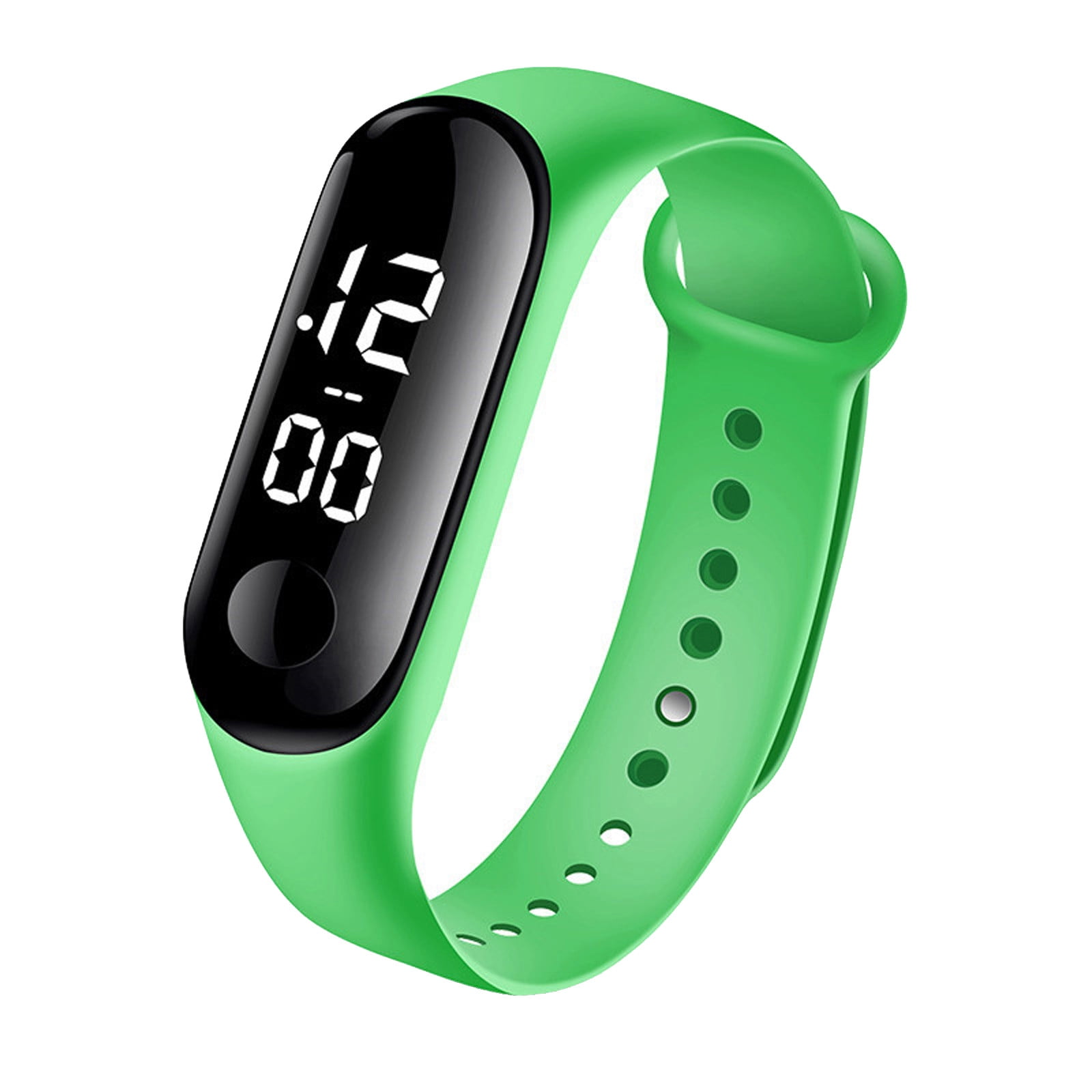 Fashion Digital LED Sports Watch Unisex Silicone Band Wrist