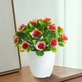 thumbnail image 3 of Small Fake Potted Plants, Mini Artifical Flower Greenery Indoor for Living Room Bedroom Kitchen Bathroom Office Home Desk Shelf Windowsill Decor, 3 of 6