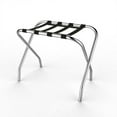 thumbnail image 5 of Lavish Home Chrome Folding Luggage Rack and Suitcase Stand- Durable Folding Bag Holder with Black Nylon Straps, 5 of 7