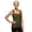 #01-Green, variant on Women's Square Neck Sleeveless Double-Layer Tank Tops Basic Tight T Shirts